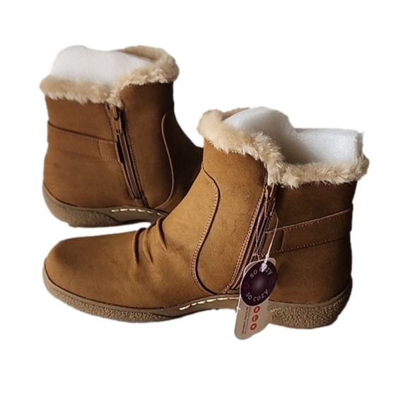 Baretraps Avita Cold-Weather Ankle Booties NIB Size 8 - Picture 2 of 4